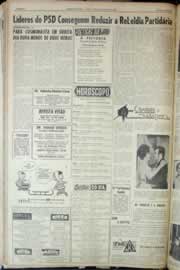 Página do jornal Correio do Ceará de agosto de 1963
