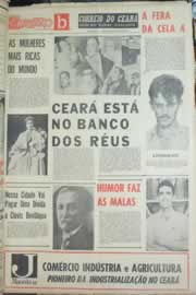 Página do jornal Correio do Ceará de agosto de 1963