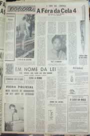 Página do jornal Correio do Ceará de agosto de 1963