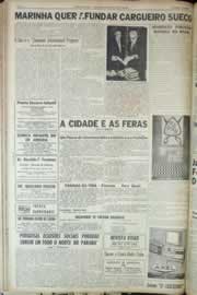 Página do jornal Correio do Ceará de agosto de 1963