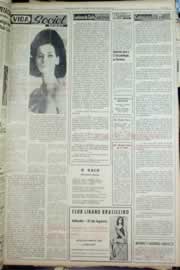 Página do jornal Correio do Ceará de agosto de 1963