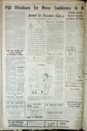Página do jornal Correio do Ceará de agosto de 1963