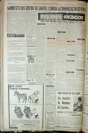 Página do jornal Correio do Ceará de agosto de 1963