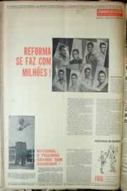 Página do jornal Correio do Ceará de agosto de 1963