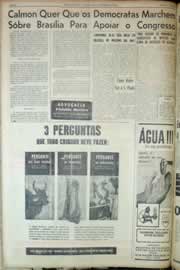 Página do jornal Correio do Ceará de setembro de 1963