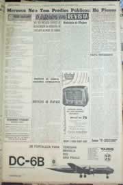Página do jornal Correio do Ceará de setembro de 1963