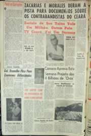 Página do jornal Correio do Ceará de julho de 1964
