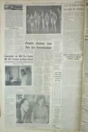 Página do jornal Correio do Ceará de julho de 1964