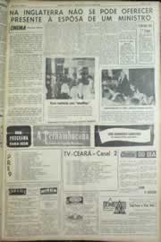 Página do jornal Correio do Ceará de julho de 1964
