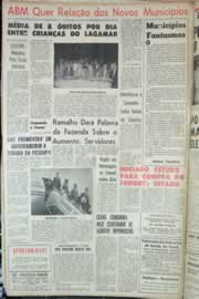 Página do jornal Correio do Ceará de julho de 1964