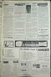 Página do jornal Correio do Ceará de julho de 1964