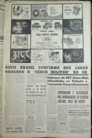 Página do jornal Correio do Ceará de julho de 1964
