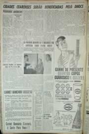 Página do jornal Correio do Ceará de julho de 1964
