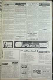 Página do jornal Correio do Ceará de julho de 1964