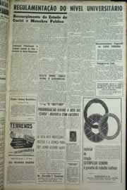 Página do jornal Correio do Ceará de julho de 1964