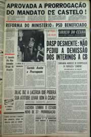 Página do jornal Correio do Ceará de julho de 1964