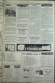 Página do jornal Correio do Ceará de julho de 1964