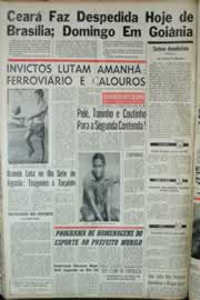 Página do jornal Correio do Ceará de julho de 1964