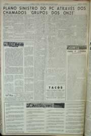 Página do jornal Correio do Ceará de julho de 1964