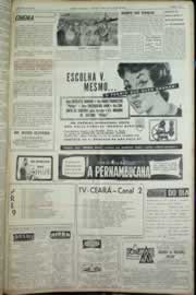 Página do jornal Correio do Ceará de julho de 1964