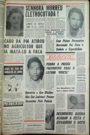 Página do jornal Correio do Ceará de julho de 1964