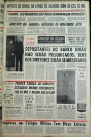 Página do jornal Correio do Ceará de julho de 1964