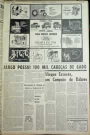 Página do jornal Correio do Ceará de julho de 1964