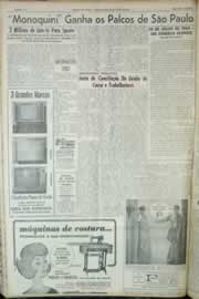 Página do jornal Correio do Ceará de julho de 1964