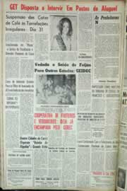 Página do jornal Correio do Ceará de julho de 1964
