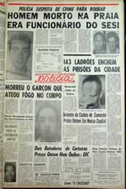 Página do jornal Correio do Ceará de julho de 1964