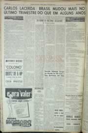 Página do jornal Correio do Ceará de julho de 1964