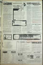 Página do jornal Correio do Ceará de julho de 1964