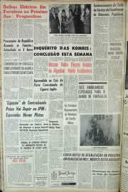 Página do jornal Correio do Ceará de julho de 1964