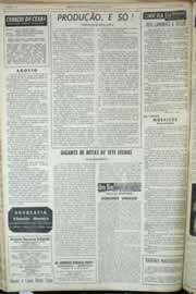 Página do jornal Correio do Ceará de agosto de 1964