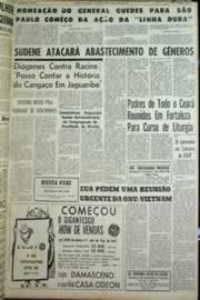 Página do jornal Correio do Ceará de agosto de 1964