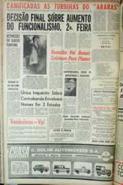 Página do jornal Correio do Ceará de agosto de 1964