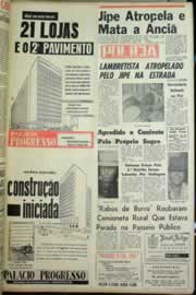 Página do jornal Correio do Ceará de agosto de 1964