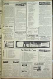 Página do jornal Correio do Ceará de agosto de 1964
