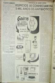 Página do jornal Correio do Ceará de agosto de 1964