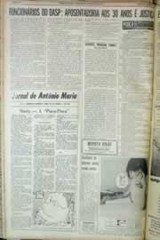 Página do jornal Correio do Ceará de agosto de 1964