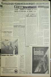 Página do jornal Correio do Ceará de agosto de 1964