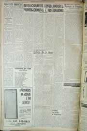 Página do jornal Correio do Ceará de agosto de 1964