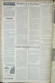 Página do jornal Correio do Ceará de agosto de 1964
