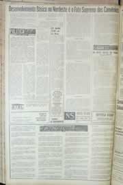 Página do jornal Correio do Ceará de agosto de 1964