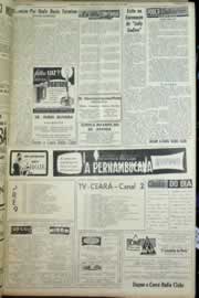 Página do jornal Correio do Ceará de agosto de 1964