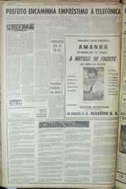 Página do jornal Correio do Ceará de agosto de 1964