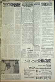 Página do jornal Correio do Ceará de agosto de 1964