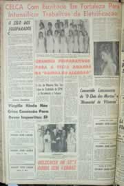 Página do jornal Correio do Ceará de agosto de 1964