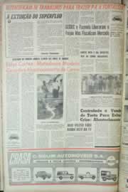 Página do jornal Correio do Ceará de agosto de 1964