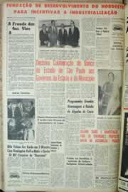 Página do jornal Correio do Ceará de agosto de 1964